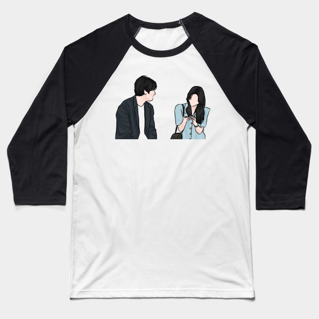 Tell Me That You Love Me Korean Drama Baseball T-Shirt by ArtRaft Pro